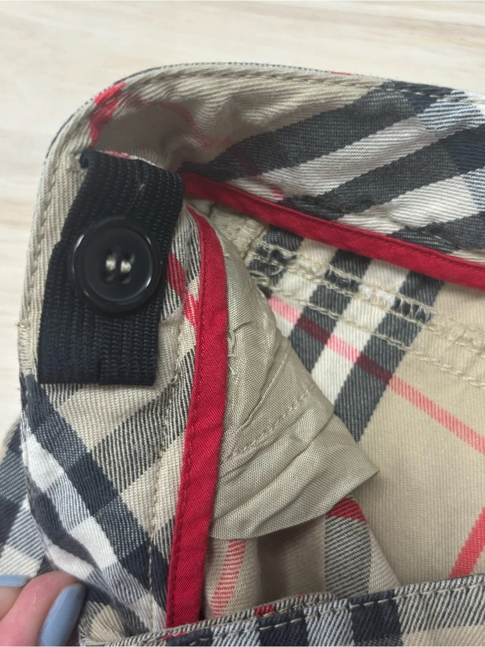 Burberry Oscar check shorts